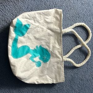 Salvaged Sails Tote Bag Mermaid